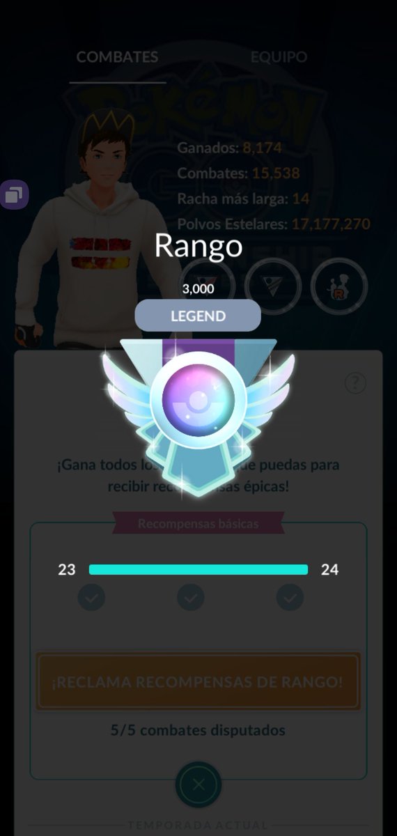 SIIIIIUUUUUUse volvió a lograr, está temporada sufriendo las copas horribles. Gracias <a href="/Rochababyface1/">Rochababyface1</a> por los consejos y los equipos que recomendas