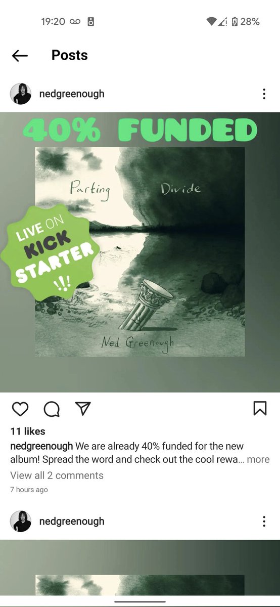 Hey, I played guitar on most of this #album and I just found out that it's on Kickstarter! Among the rewards are a custom song sent directly to you! A link for those interested: kickstarter.com/projects/nedgr…

#indiemusic #MusicMonday