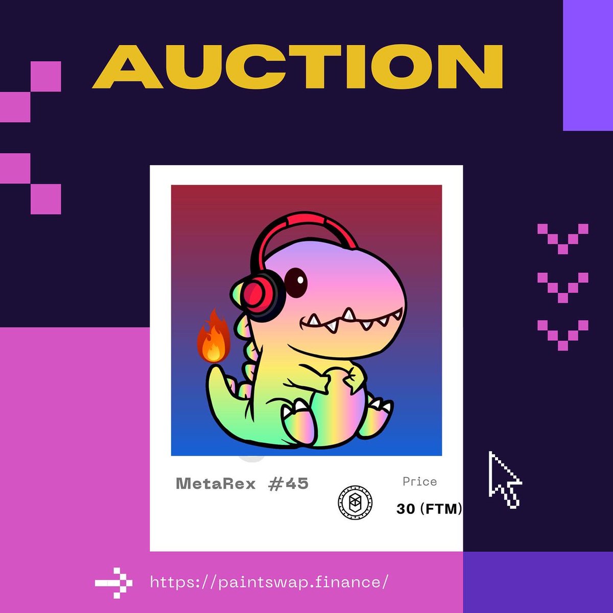jubaagoshop's tweet photo. 10 Mins Left….Make A Offer
@MetaRex_NFT 

#NFTCollection #NFTshill #NFTs #NFTGiveaway https://t.co/6AQKC07eM3