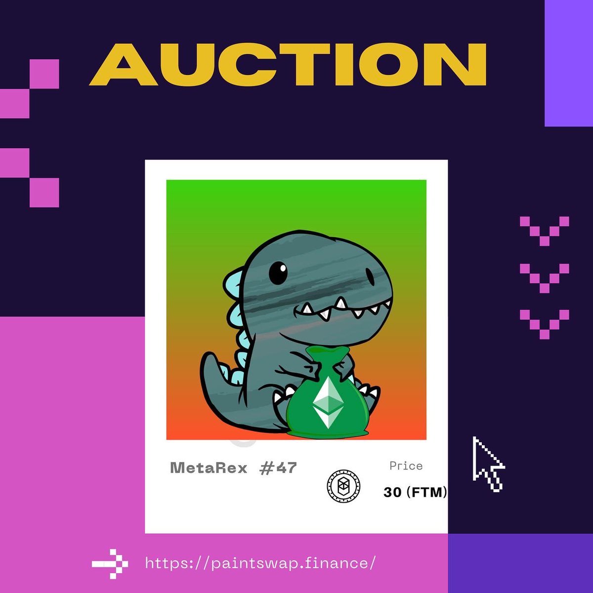 jubaagoshop's tweet photo. 10 Mins Left….Make A Offer
@MetaRex_NFT 

#NFTCollection #NFTshill #NFTs #NFTGiveaway https://t.co/6AQKC07eM3