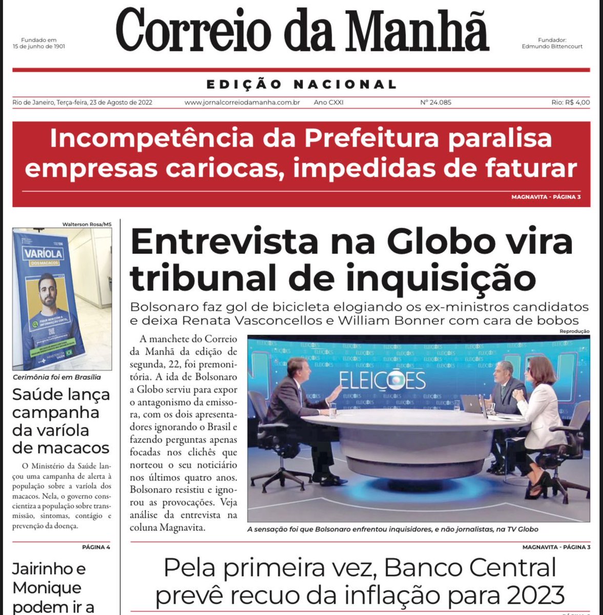 LuizCAToledo's tweet photo. Não foi só eu que percebi 
#BolsonaroNoJornalNacional 
#BolsonaroReeleitoEm2022 https://t.co/5AudAaP576
