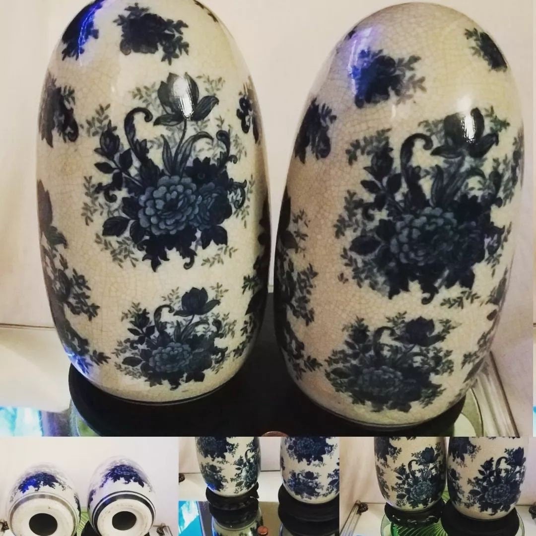 DWedgeCreations's tweet photo. #etsy shop:Large Blue&White set,Eggs wood Stands https://t.co/PqfHl2yZT7 #largeegg #easter #porcelainegg #housewarming #eggwithstand #blueandwhiteegg #woodstand #egg #floraldesign #crackleglaze #blueflowers #hollowceramicegg #artdeco #handpainted #art #artware #gift https://t.co/W0Xg3wwgv6