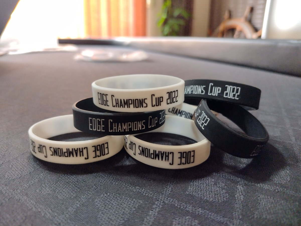 SgfEdge's tweet photo. 【EDGE Champions Cup 参加者全員プレゼントマグバンド完成！！】【RTで抽選3名様にプレゼント！】
ECCの限定マグバンドできました！！エモい！！！🤤🤤🤤
8/31まで参加チーム募集中です！！
そしてこのTweetをRTで3名様にプレゼントキャンペーン！！
宜しくお願い致しますー！！ヽ(^。^)ノ https://t.co/kB5W6L5RVs