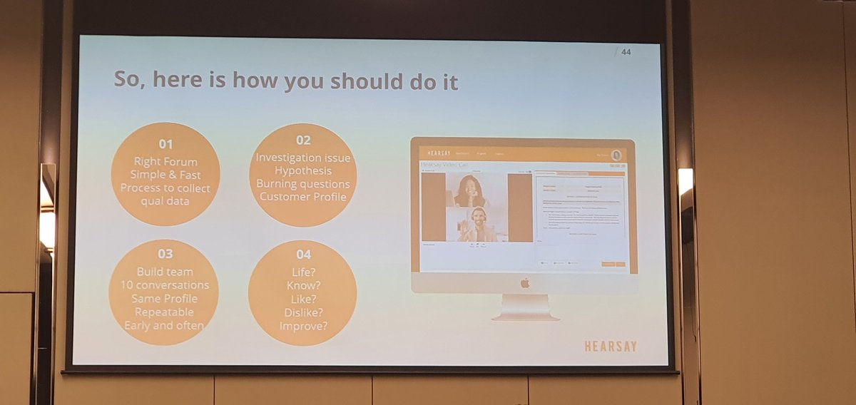 DrAnneline's tweet photo. Keys on how to run qual #consumerresearch gathering:
1. Tell me about your life
2. What do you know about X?
3.What do you like about X?
4. What don't you like about X?
5. What can be improved about X?
(fyi: these sound like my dating questions...😄😉)
#aifst22 #pd https://t.co/0BFEDtJPeK
