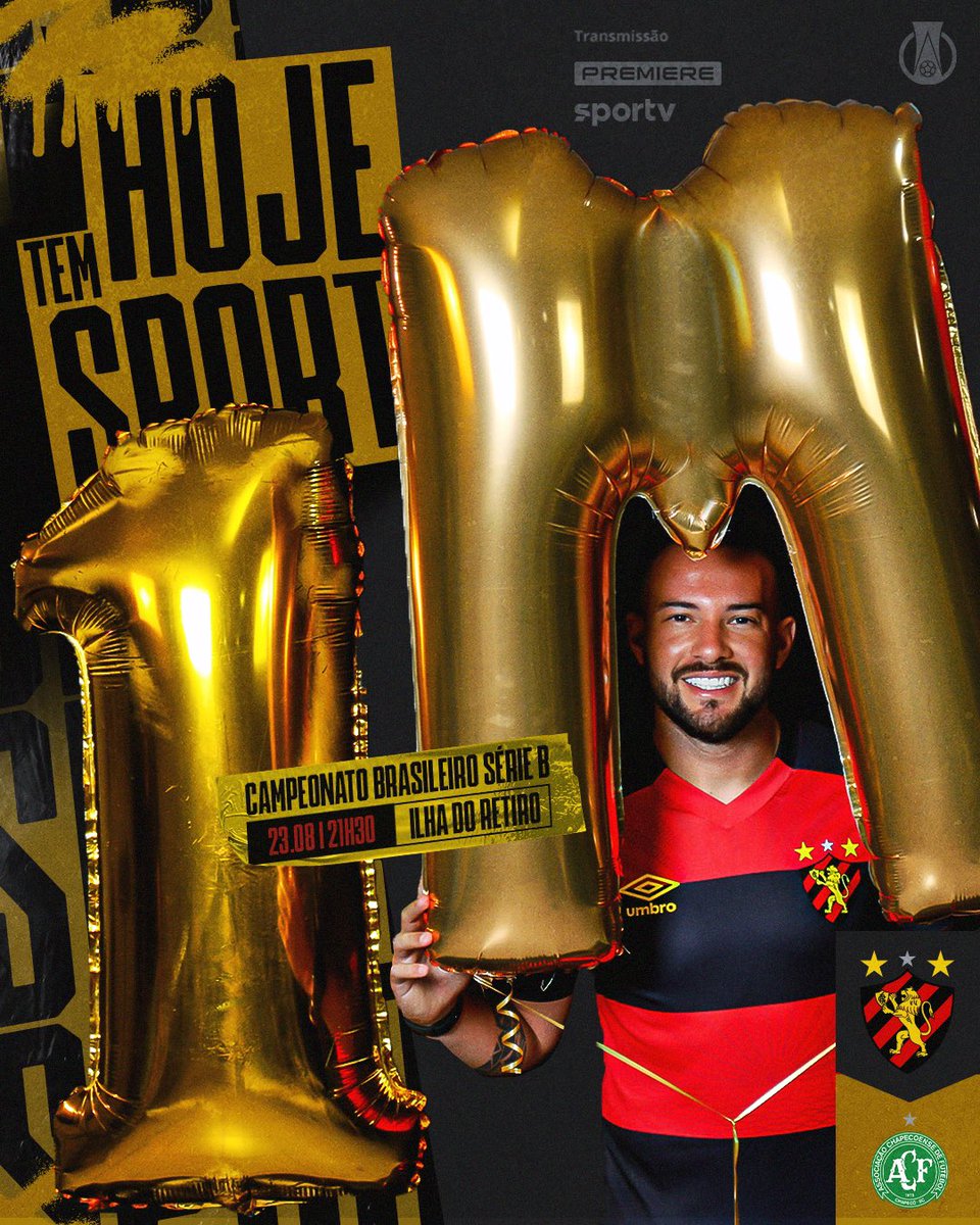 sportrecife's tweet photo. Hoje tem SPORT CLUB DO RECIFE!
O primeiro de uma sequência de dois jogos em casa, o primeiro do #1MDoSport. Com o apoio de todos, de perto ou de longe: VAMOS VENCER, LEÃO! https://t.co/QoL4eiT2IW