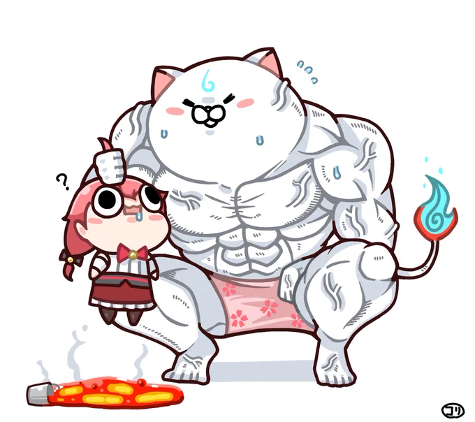 みこちを間一髪で助ける35P#miko_Art 