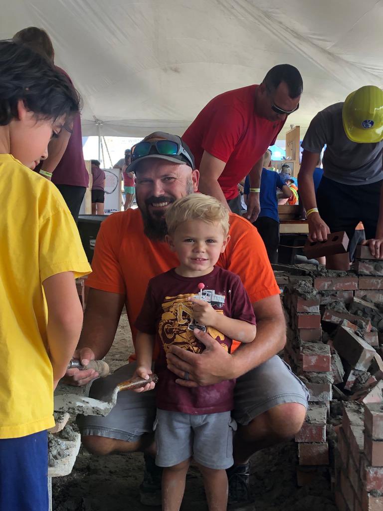 Bac1Oregon's tweet photo. We had a great time representing Local 1 OR/WA/ID/MT with Jenne Masonry at the Under Construction Fair in Missoula, Montana this week! It was fun to share our trade with so many people in the community. #unionstrong https://t.co/ZTsGKLk5OT