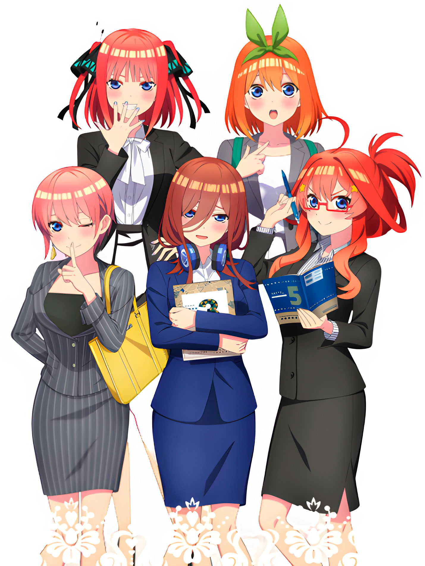 The Quintessential Quintuplets - All Nakano sisters: Ichika, Nino, Miku,  Yotsuba, Itsuki - v1, Stable Diffusion LoRA