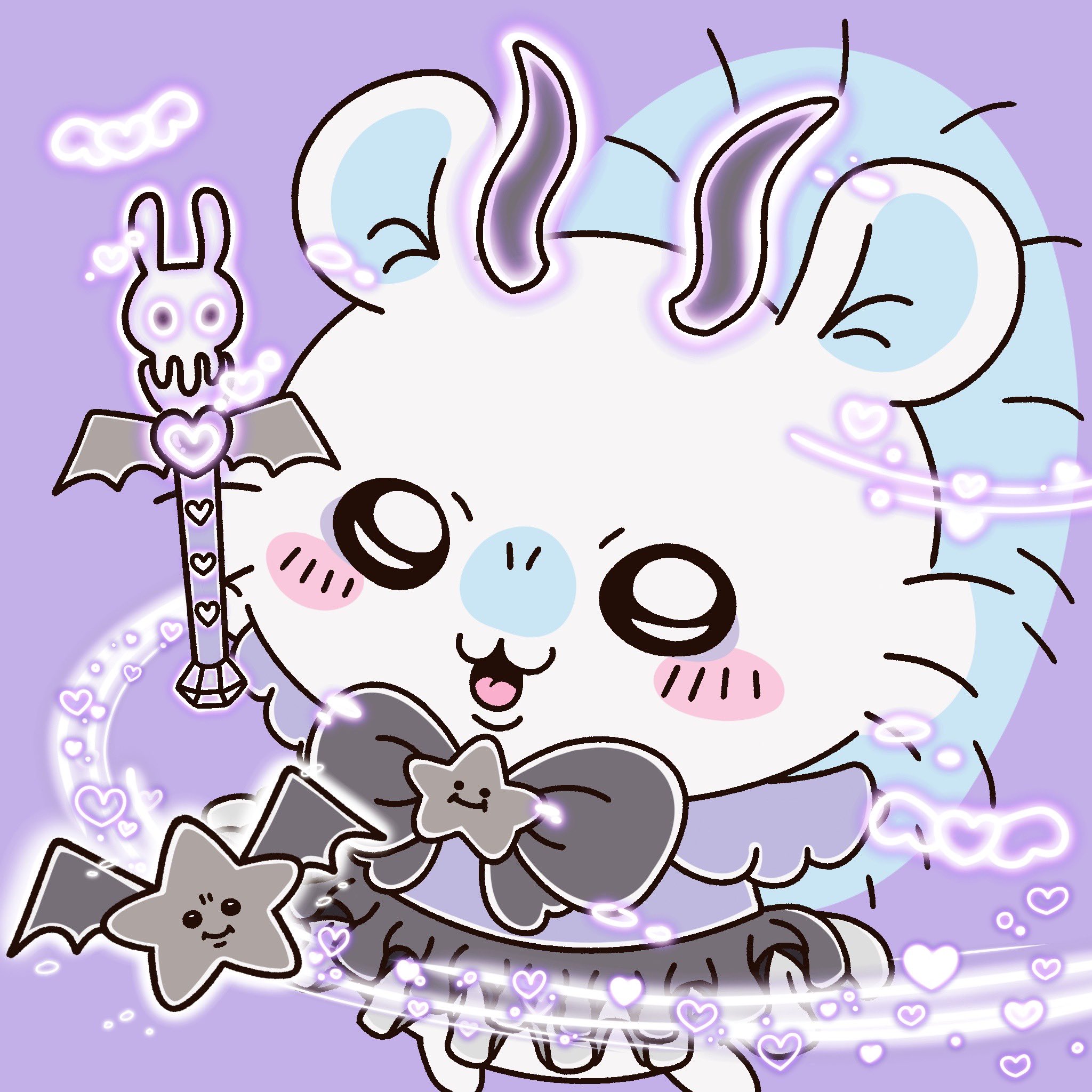 ちいかわ　モモンガ ちいかわ、モモンガ ぬいぐるみ 可愛いキャラクター（ちいかわ