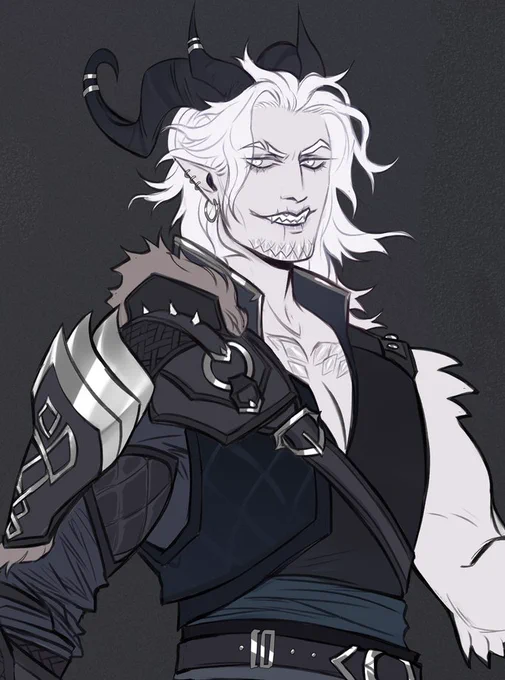 QRT with OC glow-up! I hunkified Jess further, he's at his peak now  