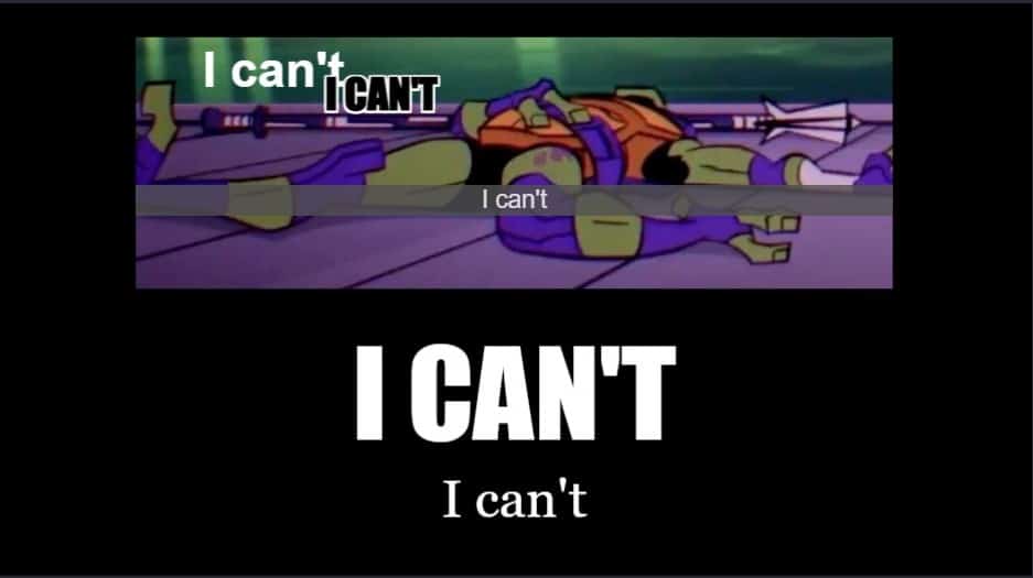 Blue_Keychain's tweet photo. Saw the passed out donnie pic and had to do the meme
#saverottmnt #rottmnt https://t.co/bx4iuFCoEJ
