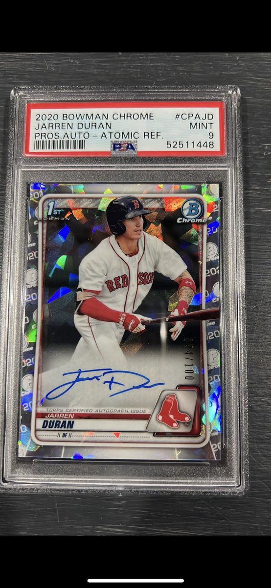 JusticesCards's tweet photo. Duran rainbow foil
$3
$1 stacked
Side note: atomic refractor auto available for $150
Stack sales/rules at the top of the thread.
#StackNSave
@CardboardEchoes @MDRANSOM1 @ILOVECOLLECTIN1 @sports_sell https://t.co/5hKTtrsblR