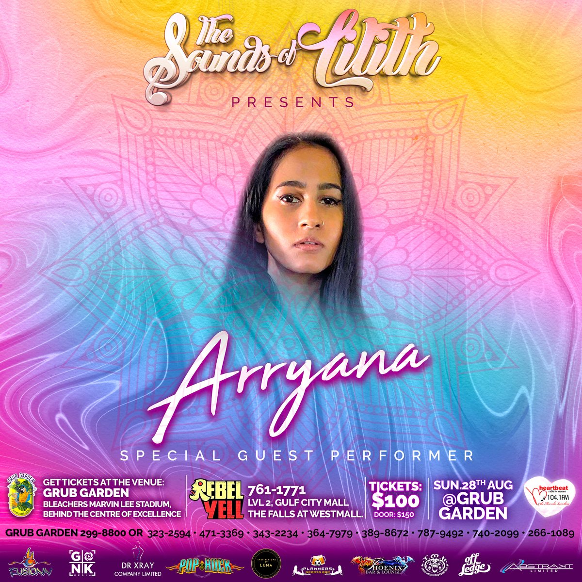 PopontheRocktt's tweet photo. See u Sunday and meet Arryana .... a singer, songwriter, and guitarist.
#thesoundsoflilith #lunamusictt #raihanamusic #gnkmedia #theshaygreys #grubgarden #leviathantrinidad #retrobase https://t.co/ttjQul5MBT