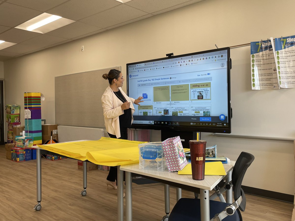 badillo_mrs's tweet photo. Riverside ES identifying essential standards during PLC today. Narrowing and focusing their work, making the collaborative study of effective instruction doable @PK8Academics #BeTheChange #PLCProcess #StrongTier1 @RiversideEleme2 https://t.co/BAYzWcKfun