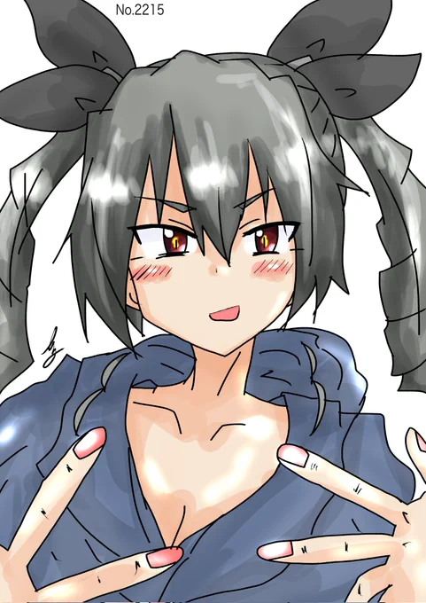 [yo-アンチョビ]#1日1ドゥーチェ 