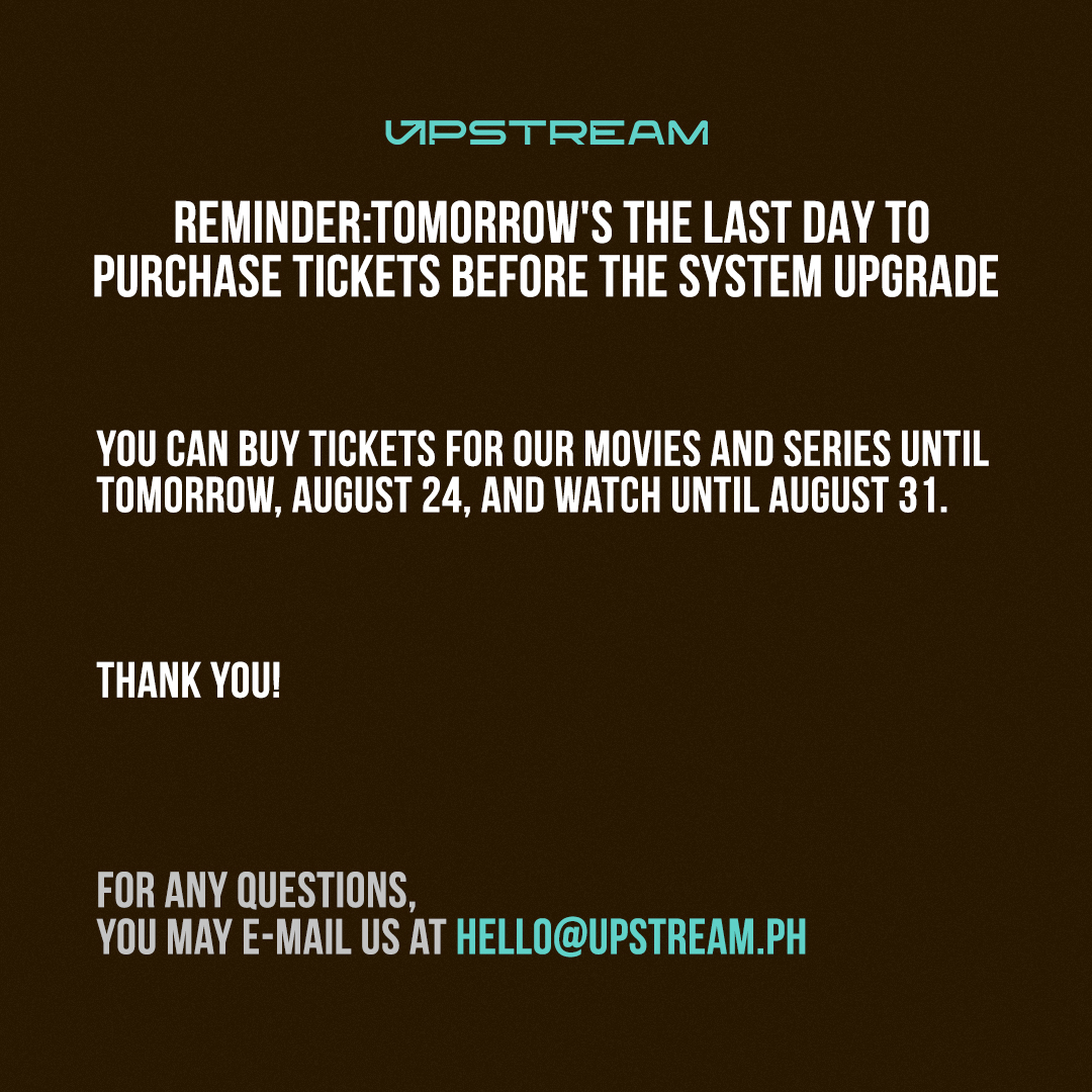 UPSTREAM tweet media