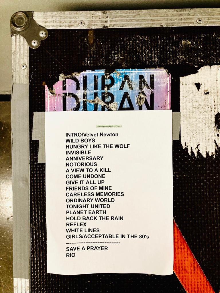 duranduran's tweet photo. Why a great night on the @budweiserstage , see you again soon! #duranlive https://t.co/3WJmNjamuw