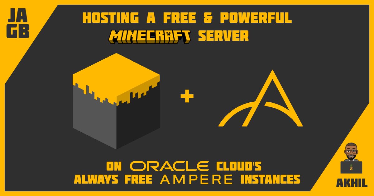 akhilsudh's tweet photo. Want to host a powerful Minecraft server on the public cloud for free? Read my post on how to spin one up by using Oracle Cloud's always free account resources.

https://t.co/Rx3ZdPxLb2

#minecraft #minecraftserver #oraclecloud https://t.co/JH4vLFvCbp