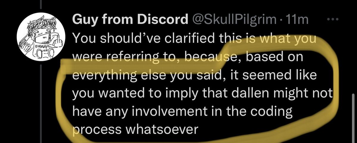 ChristianMorcos's tweet photo. @SkullPilgrim No you did try to accuse me of saying that

I’m assuming you’ve made a large donation to the indie rumble Kickstarter, and I’m sorry you’re grieving about the information that’s come out. https://t.co/q5L2zCRGVo