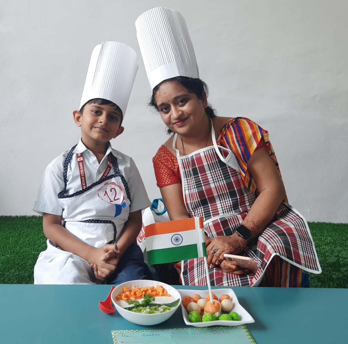 MMVMUdaipur's tweet photo. Kids and their Mothers came together for a 'Cooking without Fire' competition. Have a look at their amazing creations.
#cookingwithoutfire #funandlearn #learnsmart #mmvm #Udaipur #rajasthan https://t.co/QpqEfSbohC