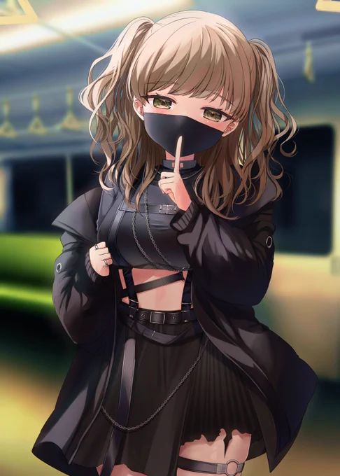 「しーっ」#描いたよクレアさん #クレア新衣装 
