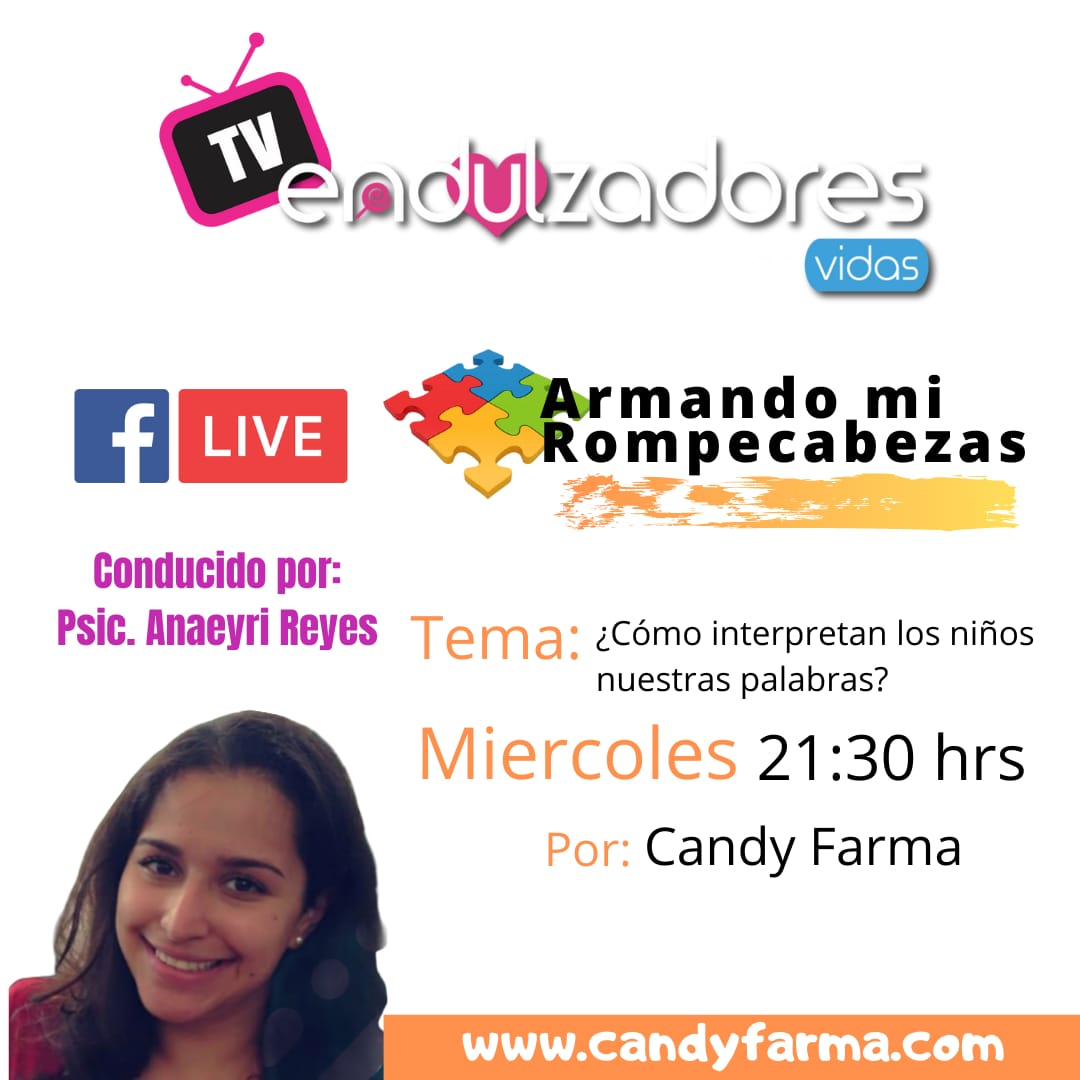 any17_05's tweet photo. Los invito a no perderse el Programa:
                  "Armando mi rompecabezas  "  🧠🙋🏻‍♀️

 Tema: " ¿Cómo interpretan los niños nuestras    palabras? "

                     Miércoles 24 agosto a las 9:30pm!!

Por: 
Candy Farma - Endulzadores de Vidas 
Rik Barroso https://t.co/cbmIdzvRZy