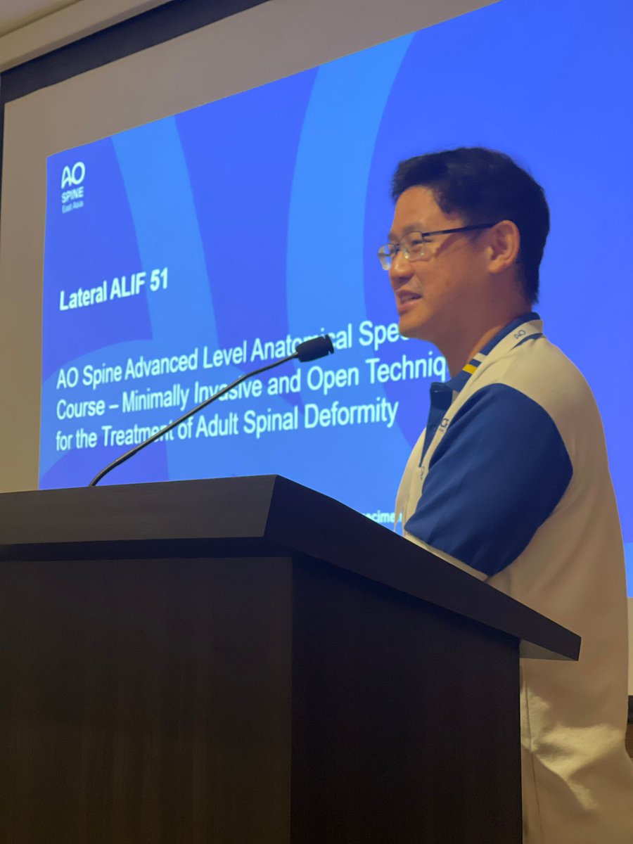 HKUOrtho's tweet image. Dr Jason Cheung has been invited to be the #regionalfaculty at the “@AOSpine Advanced Level Anatomical Specimen Course ― Minimally Invasive and Open Techniques for the Treatment of Adult #SpinalDeformity” in #Singapore on 18-19 Aug 2022. 

#HKUOrtho #Orthopaedics #SpineSurgery