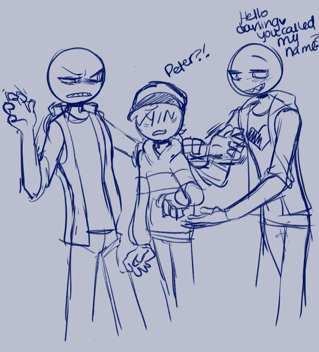 _StickFigure_'s tweet photo. OK, I fucked up the previous post, but this is an old art I made when angry boyfriend just came out or sumn. Shit post. (1/3)
#YourBoyfriendGamefanart #Angryboyfriend #YourBoyfriendPeter 
Am I obsessed with crazy bitches? Yes. https://t.co/EnYpk1GjFy