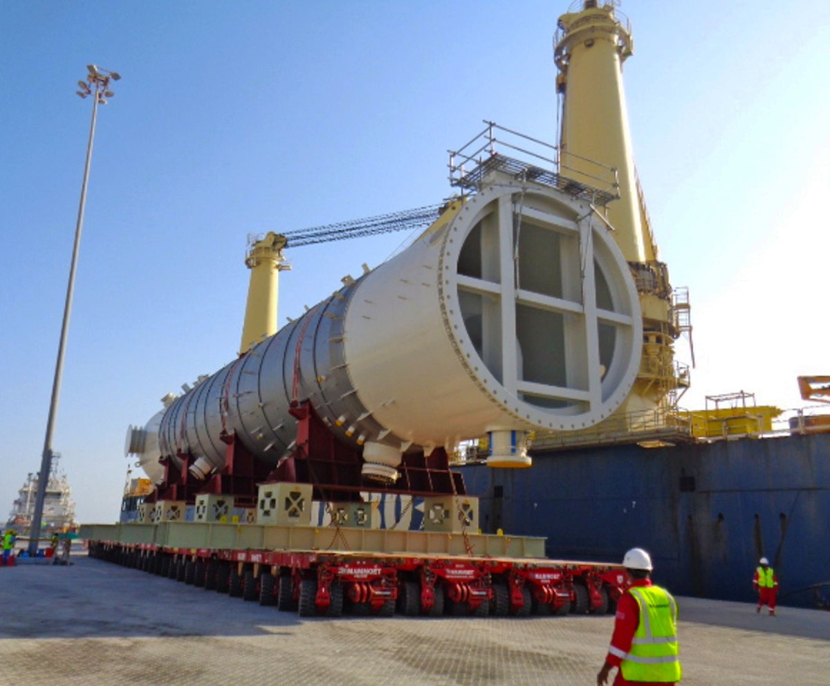 Mammoet on Twitter "Kickoff of transport activities on Qatar LNG