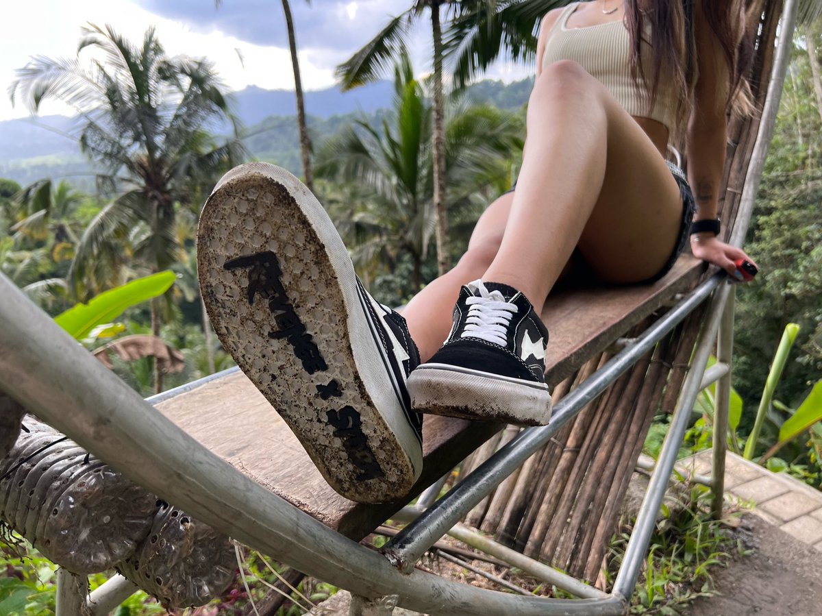 GoddesssEmily's tweet photo. Close your eyes and imagine both the taste and texture of My dirty post-hike sneakers.

All that grimy build up from days of exploring the outdoors is sure to make a great meal for a hungry bitchboy. https://t.co/39TqxfHTAz