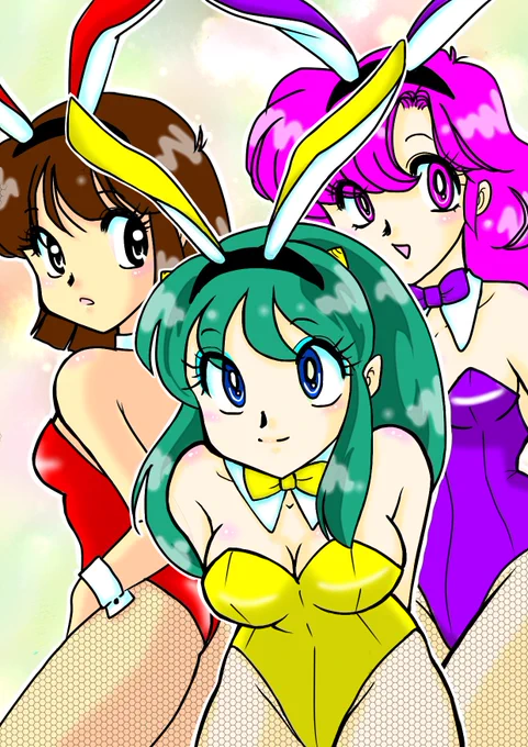 過去絵の窮屈なバニーさんたちあまりにゴチャゴチャなので1人ずつのも載せておきます 
