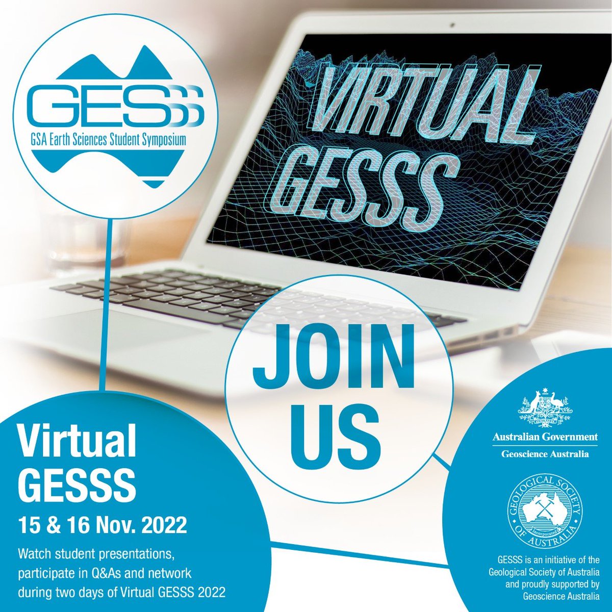 GeoSocAustralia's tweet photo. GESSS is back for 2022! Save the date to your calendars now 📅! 

 Register here: https://t.co/S4ixwoxc5t

#Student #Research #EarthScience #Geology #Online #GESSS #GESSS22 https://t.co/oif37yNDyV