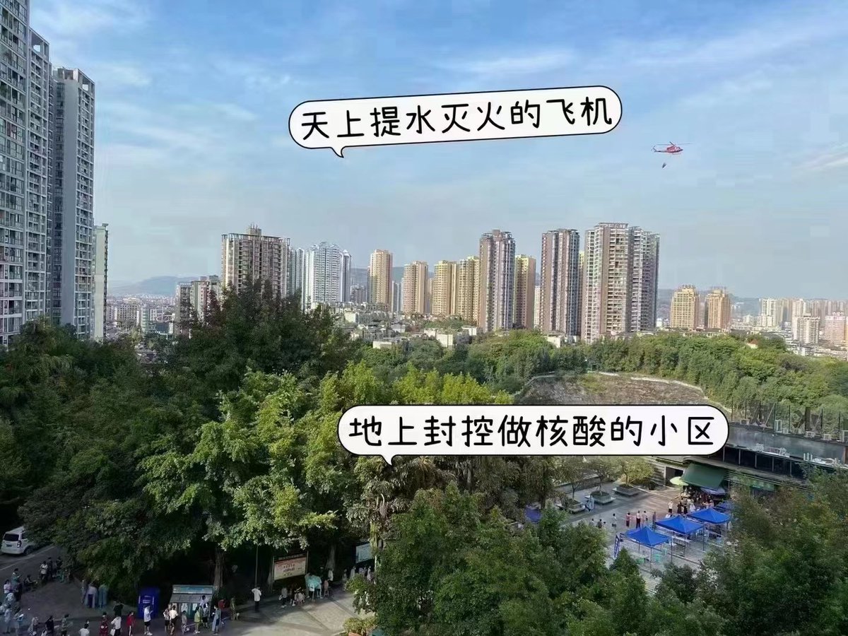 真特么。。一觉醒来出不去了。。还在疫情防控。对面山上大火都烧了二三天了。。。。坐标重庆巴南区。。