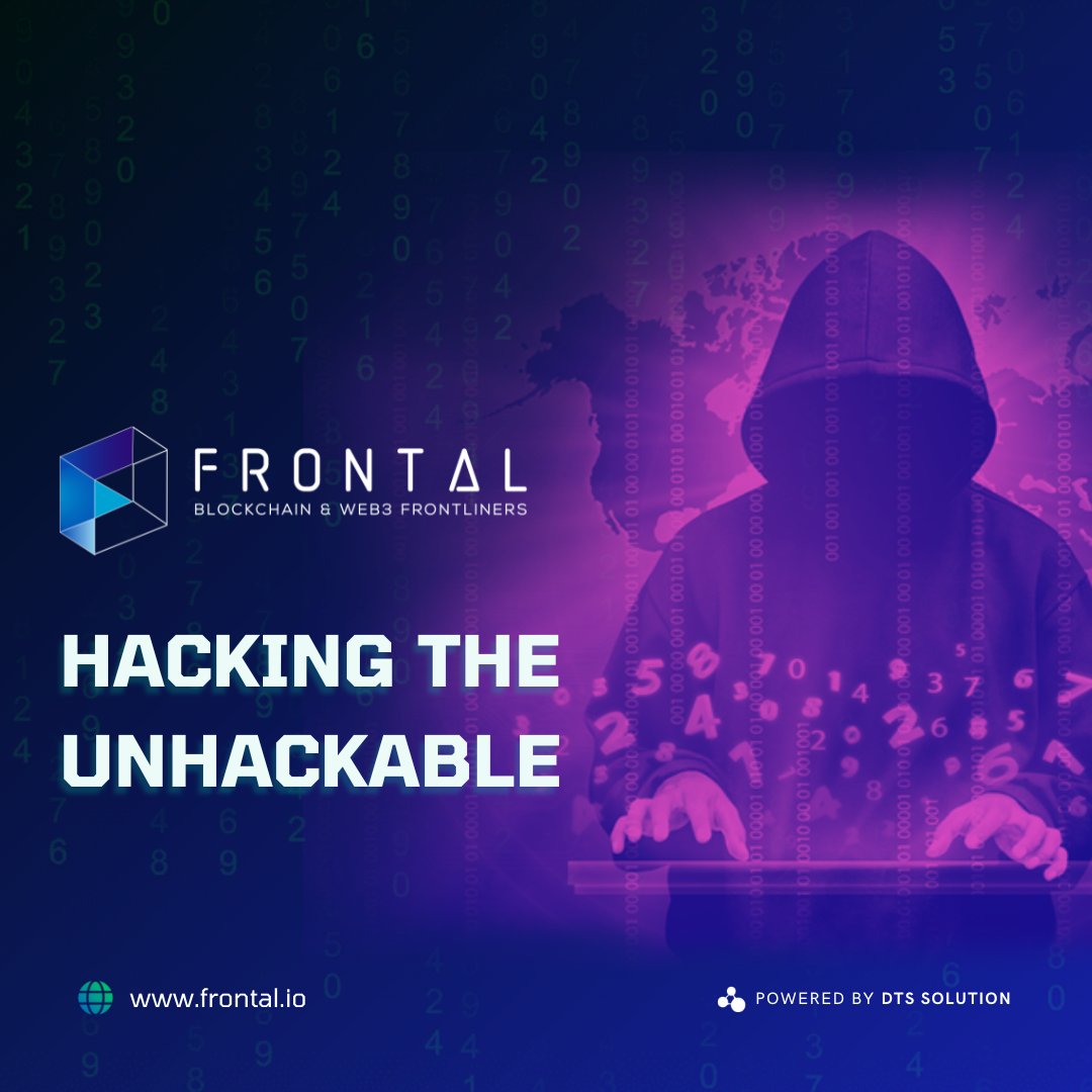 frontalsecurity's tweet photo. Hacking the Unhackable. Can Blockchain be Truly Hacked? Blockchain-adjacent processes can be #hacked, but there are many ways to #protect your assets and avoid such activity. Read more on our blog: https://t.co/LWNXtMRLAX 

#blog #blockchain #hacking #cyberattack #cybersecurity https://t.co/jltZ0QI9zq