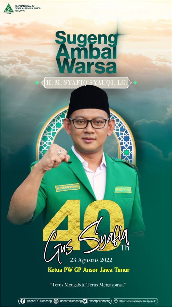 imamnahrowiswe1's tweet photo. Selamat Milad Ke-40 
#HBDGusSyafiq40 https://t.co/8WwXKguxZV