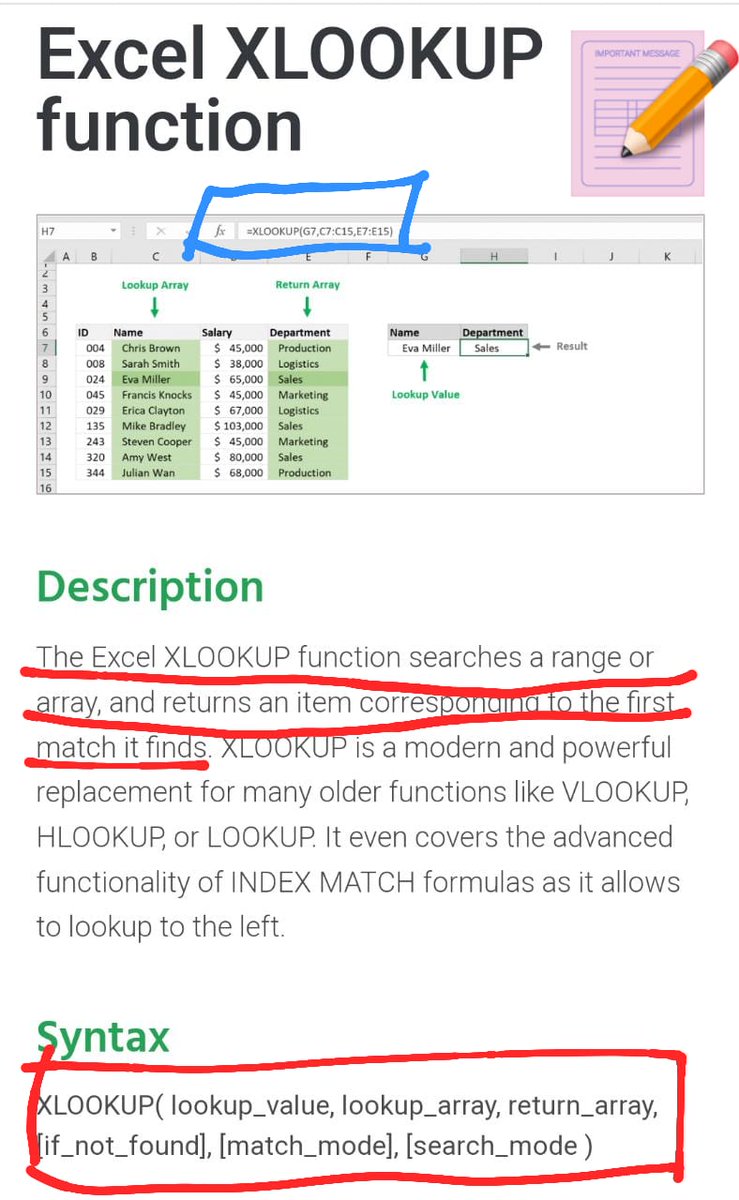 caaloksethi's tweet photo. Powerful #ExcelFunction - #XLookup Its an improvised version of VLookup, Index & Match functions!! Do try and share your experience!
Tutorial Vedio on XLookup:
https://t.co/5HhDmtzPdq
#excel #excelvibez #learnexcelwithme https://t.co/jAYCSYOerT