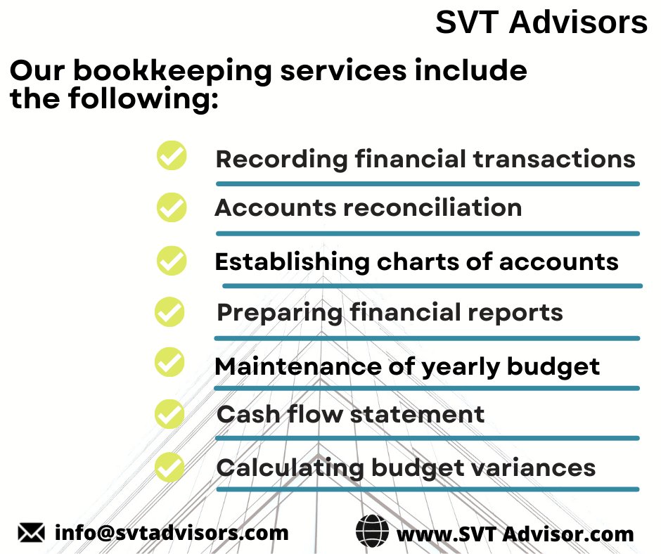 SVTAdvisors's tweet photo. Our company services.
#bookkeeping #company #services #chartsofaccounts #transactions #budget #svtadvisors #yearlymaintenance #australia https://t.co/R90tXRPxfS