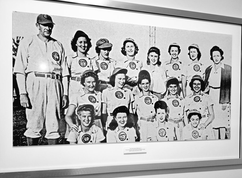 Heather Rule (@hlrule) on Twitter photo A photo of the Minneapolis Millerettes (1944) hangs in the halls of Target Field. Snapped a photo of it on the All-American Girls Professional Baseball League night at the ballpark.
<a href="/AAGPBL/">AAGPBL Official</a> #ALeagueOfTheirOwn A photo of the Minneapolis Millerettes (1944) hangs in the halls of Target Field. Snapped a photo of it on the All-American Girls Professional Baseball League night at the ballpark.
<a href="/AAGPBL/">AAGPBL Official</a> #ALeagueOfTheirOwn