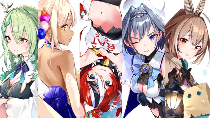 一周年おめでとうございます!一年前、デビューの時に描いたファンアート再掲です 