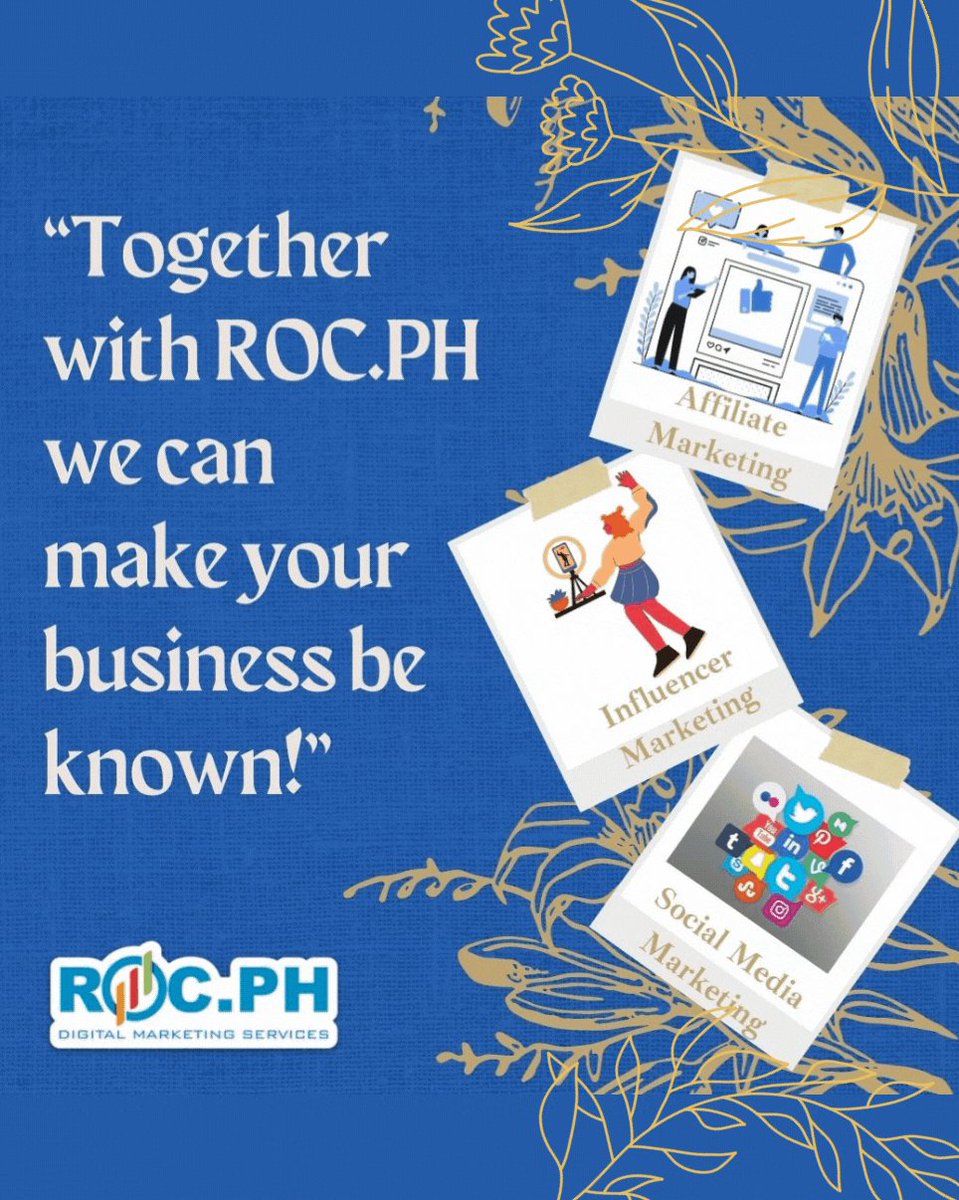 roc_ph's tweet photo. Let us conquer the internet world together.
#ROCPH
#rocdigitalmarketingservices
#digitalmarketing
#marketing services
#digitalmarketingbusiness https://t.co/MLcryENbO3