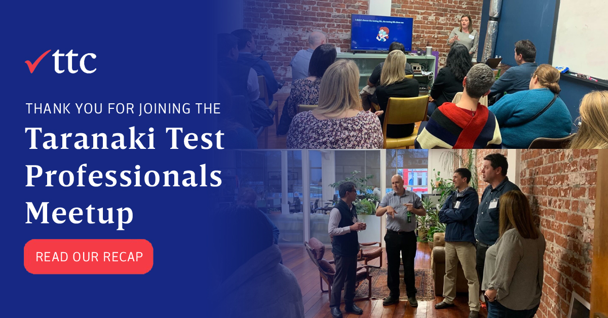 ttc_quality's tweet image. Our recap for the Taranaki Test Professionals Meetup is now available on our website along with a link to the presentation! For this event, Dawn Hall was the featured presenter focused on the topic of #LeanTesting. To read our recap, visit: bit.ly/3Khcu2c