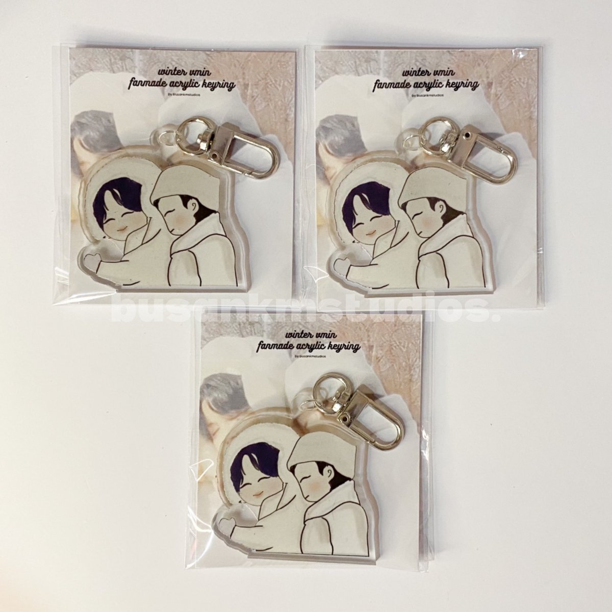 busankmstudios's tweet photo. ˚ ༘♡ ⋆｡˚ #busankmstudios

✶ fanmade acrylic keyring
     ⤷ winter vmin

⤷ onhand &amp; ready to ship
⤷ 3 avail
⤷ ₱180 ea + 15 pf + lsf

reply ‘mine + qty’ or dm to claim!

dop: payo or 3 days
mop: gcash
mod: flash, ggx, sco

t. wts lfb ph bts jimin jm taehyung v 95z https://t.co/wPJDrRRB1l