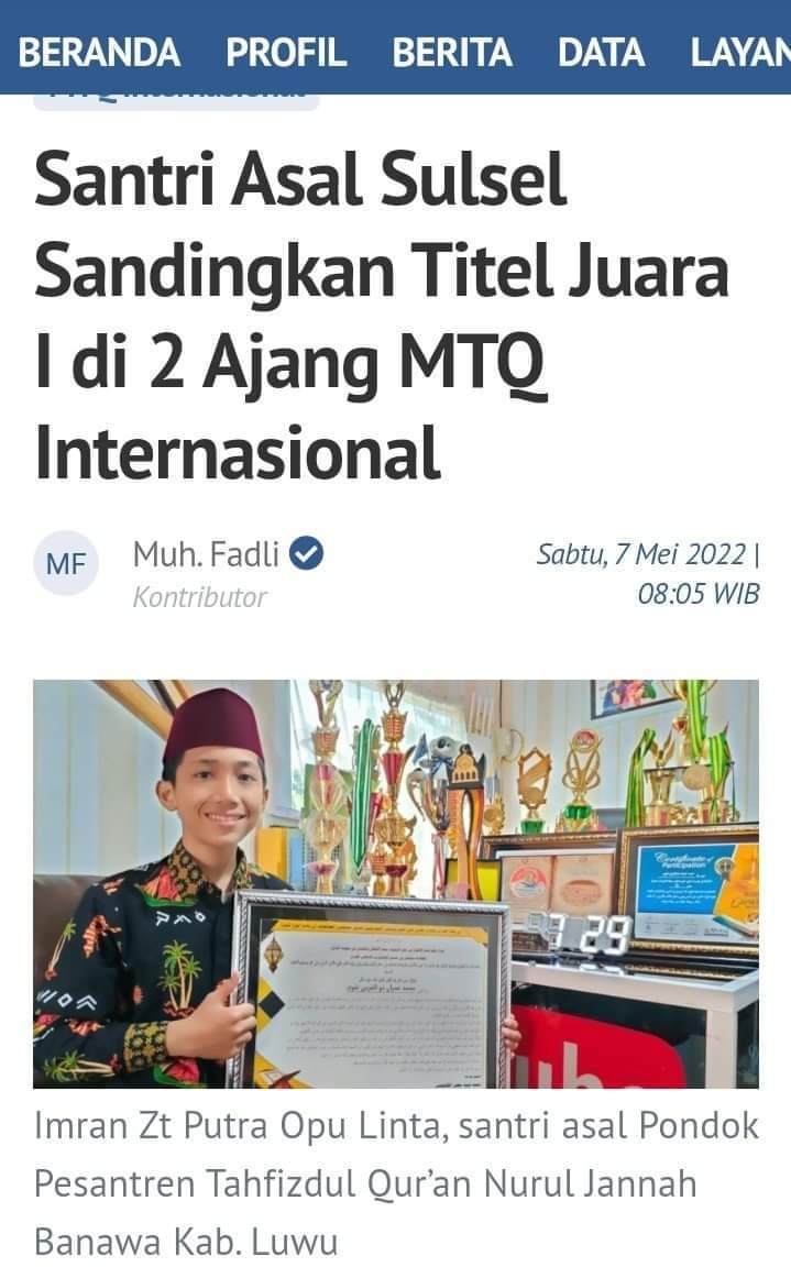 Android_AK_47's tweet photo. Bocah nyanyi koplo didepan presiden saja langsung dijadikan duta intelektual kekayaan pelajar, prestasinya apaan tuh bocah koplo, seharusnya santri yang begini yang dijadikan duta, prestasinya nyata internasional lho.👇 https://t.co/Tk5lmWMdsp