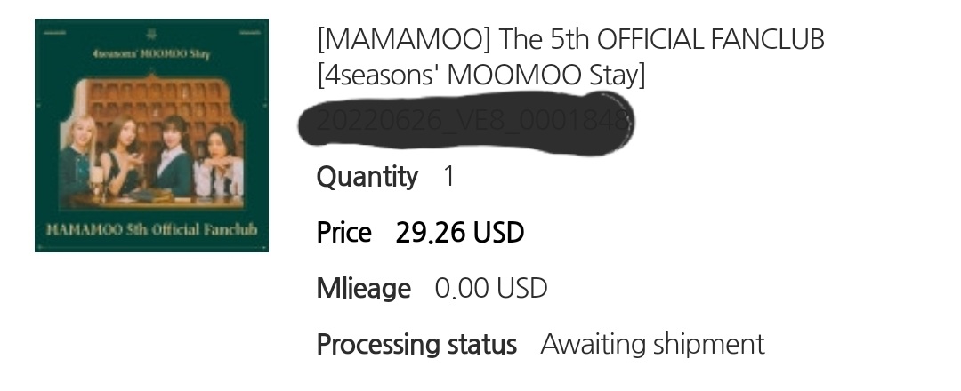 KOneStopPH's tweet photo. Update! WTS LFB #MAMAMOO #마마무 5th OFFCIAL MOOMOO Membership https://t.co/wf9Cp25kD1