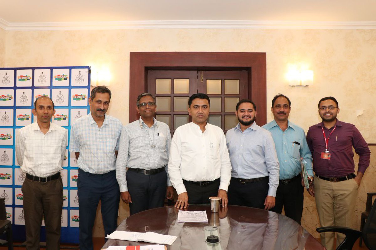 goacm's tweet photo. Chief Minister @DrPramodPSawant chaired a meeting of the Education Department. 

Discussion and deliberations took place regarding improving the performance of the state as per findings of NAS, especially in Mathematics. 1/2 https://t.co/ZRbqQ1eC40