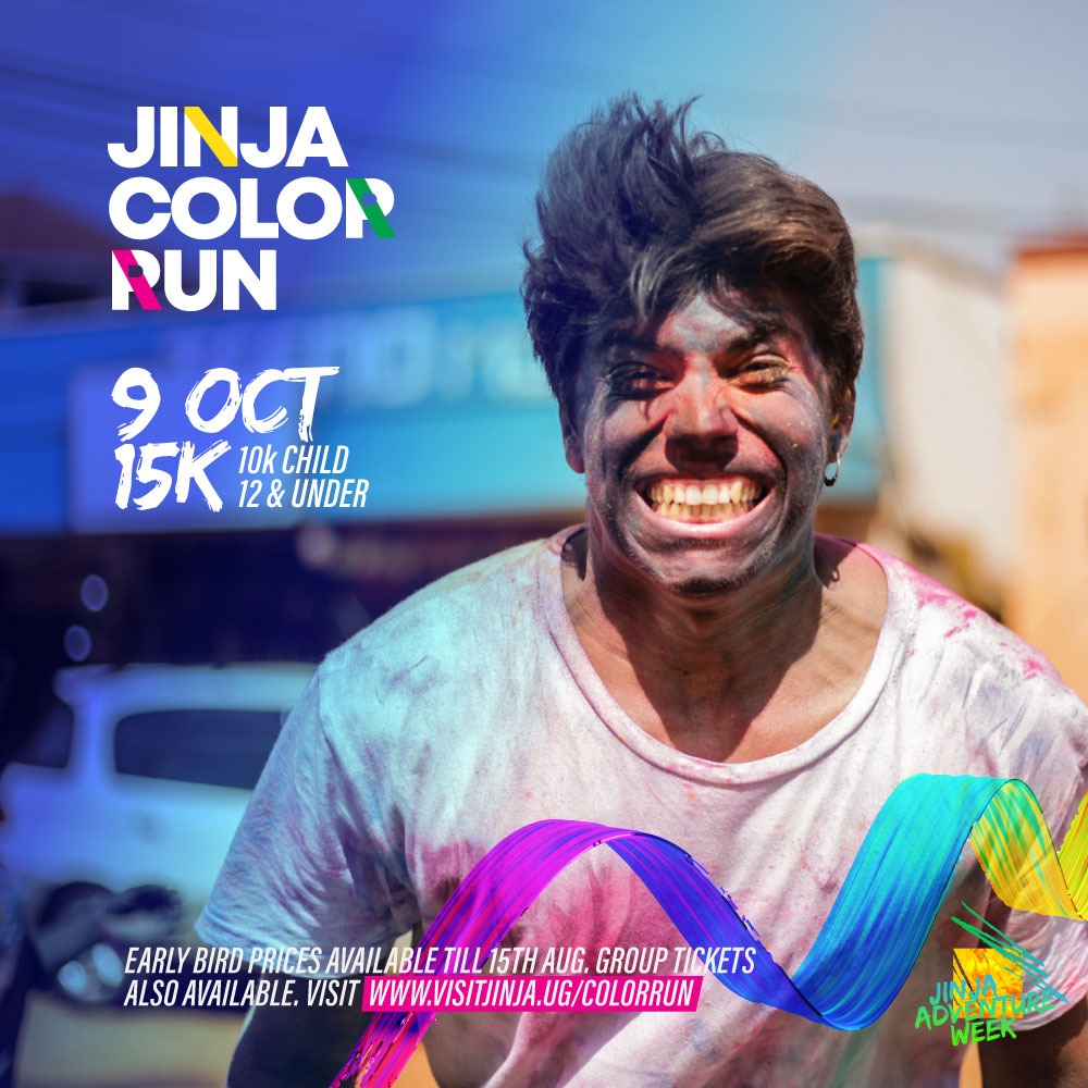 UoxJinja's tweet photo. Bakagwa 1 more day to get early bird tickets for Jinja Color Run at 15k / 9th Oct Jinja Show Grounds. Come with your family, friends and have fun. Buy tickets online https://t.co/fb8qOQQsKx or message. For more info visit https://t.co/qRRrEWALuv #JAW2022 #stnfst22 #jinjacolorrun https://t.co/xtEZJQMawU