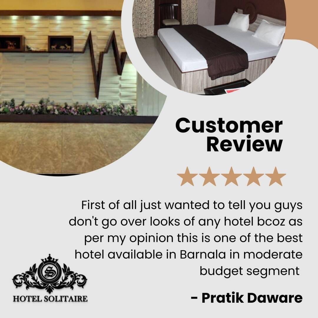 MittalMnaish's tweet photo. High praise indeed! 🙏
​A recent review of a guest's experience at Solitaire🙏

​Thank you , we can'twait to welcome you back
📞📞 99142-22486

 #hotelsolitaire #GuestReview #HotelReview #FiveStarsReview #travelgrams #vacation #holiday #hospitality #instatravel #beautifulhotels https://t.co/ddBiqaPOyK