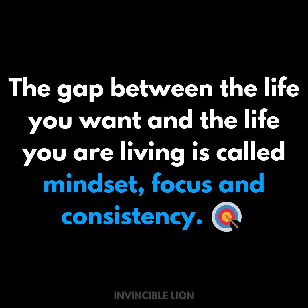 _invinciblelion's tweet photo. The gap between the life you want and the life you are living is called mindset focus and consistency.🎯

JOIN OUR TELEGRAM GROUP TO GROW IN CAREER/BUSINESS 🦁 : https://t.co/6oD69b9K9O https://t.co/5rY3k6YaNK