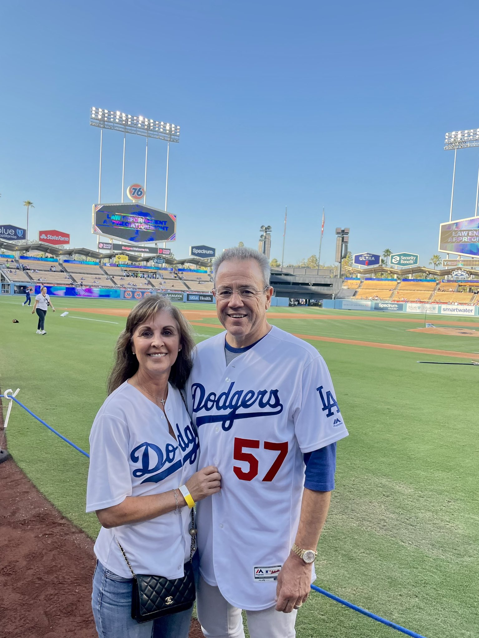 Chief Michel Moore on Twitter "Dodgers honoring Law Enforcement with