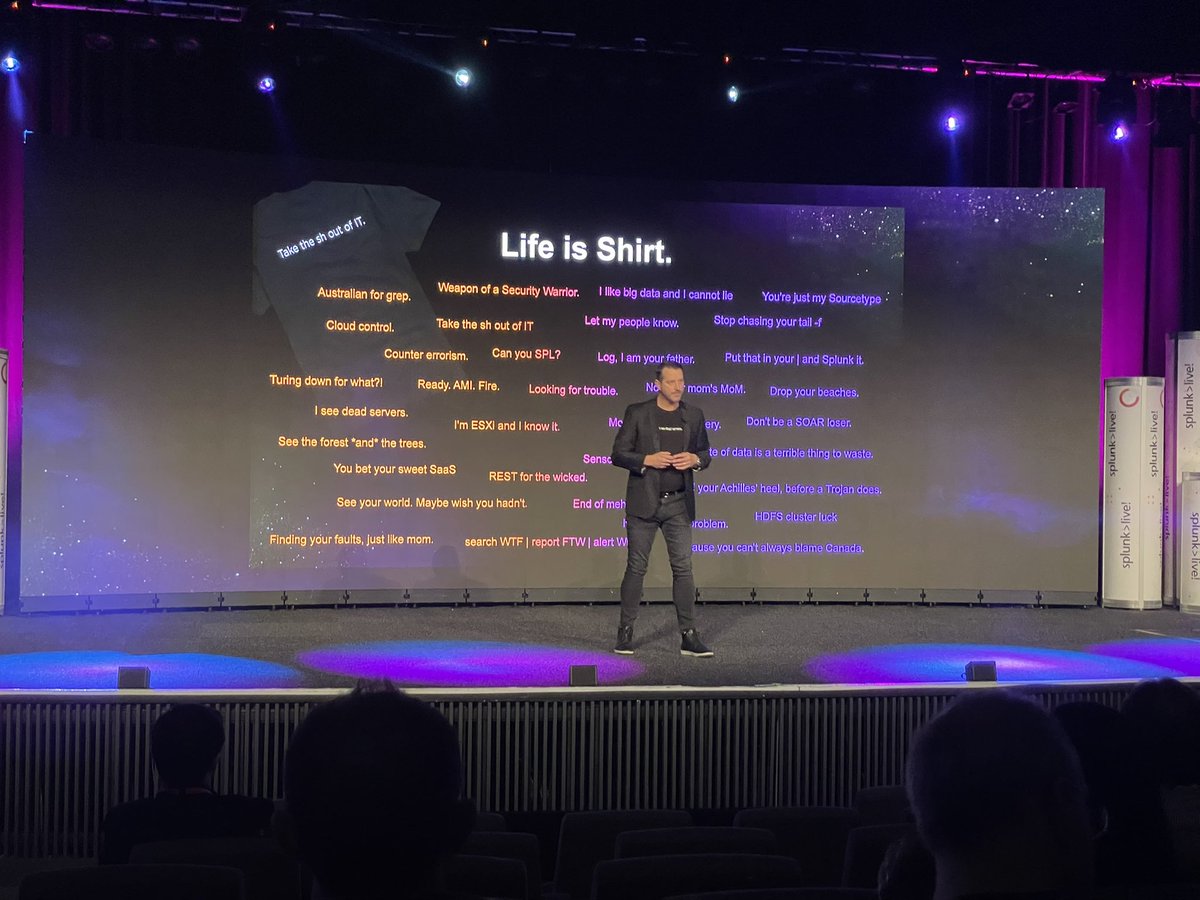 Padmaallundi's tweet photo. #splunklive is back in #Sydney. Thank you @splunk. So happy to see some familiar faces and meet new people
#splunk #splunklive #sydney #happyme #datatoeverything https://t.co/M7QCcMitI3